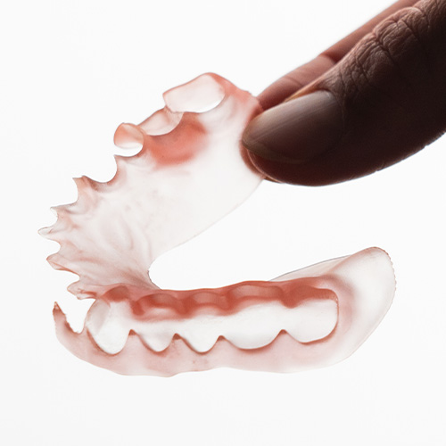 Carbon FP3D being held on white background