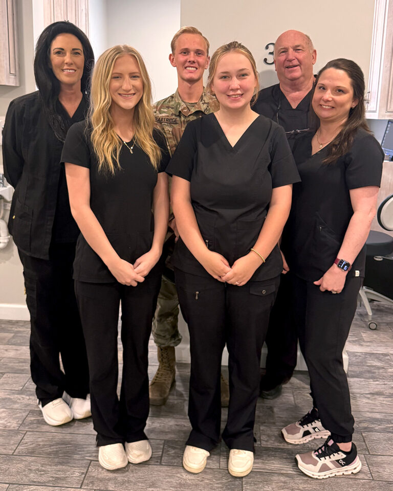 Granada Dental Associates staff and Jack Partridge