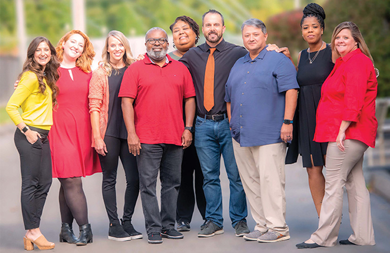 R-Dent Dental Laboratory team photo