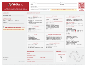 R-Dent's universal rx pdf 2026