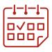 Icon of a calendar