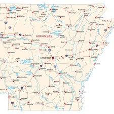 Map of Arkansas
