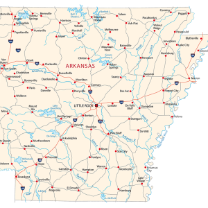 Map of Arkansas